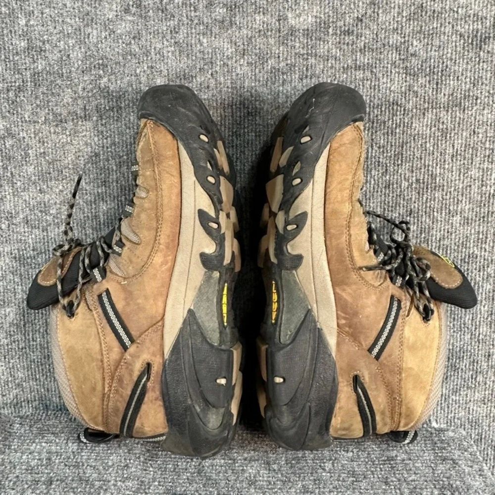 Keen Targhee II Waterproof Mid Hiking Boots Brown Leather Mens 13 1008417